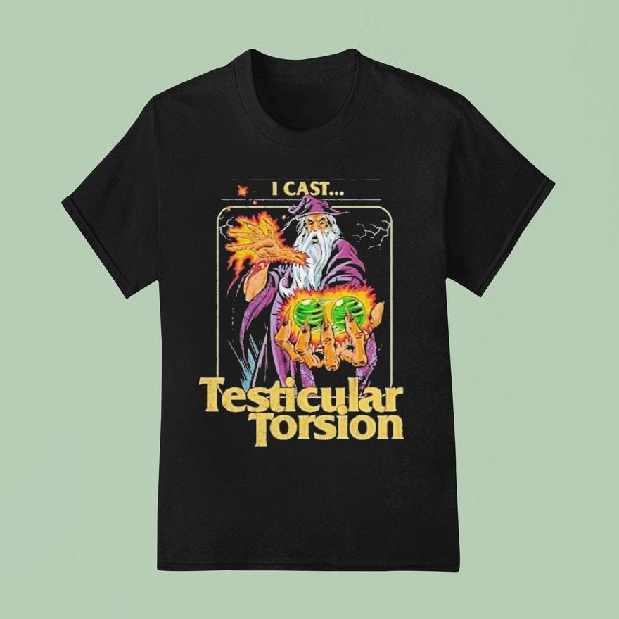 Aidan Wachter I Cast Testicular Torsion Wizard Shirt Aidan Wachter I Cast Testicular Torsion Wizard Shirt