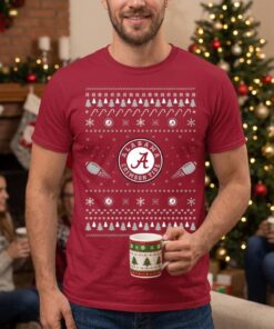 Alabama Crimson Tide Stitch Knitting Style Ugly Unisex Shirt