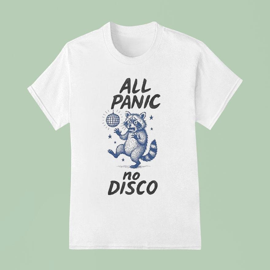 All Panic No Disco Raccoon Shirt All Panic No Disco Raccoon Shirt