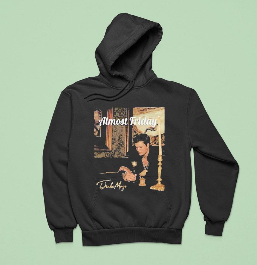 Almost Friday Drake Maye Album Cover Shirt Almost Friday Drake Maye Album Cover Shirt