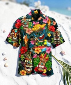 Aloha Summer Father Son Coral Hibiscus Hawaiian Shirt