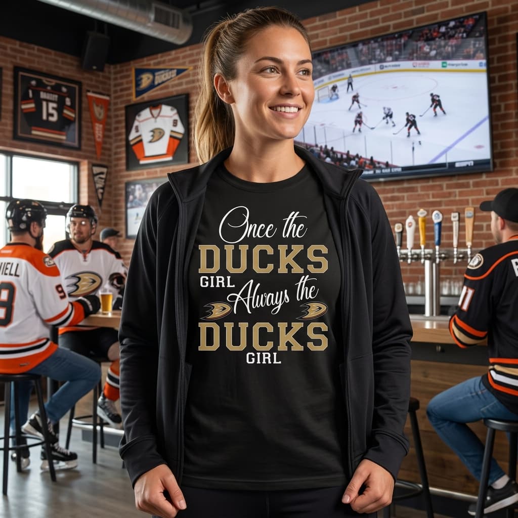 Always The Anaheim Ducks Girl Unisex Shirt Always The Anaheim Ducks Girl Unisex Shirt