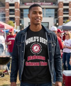 Amazing World’s Best Dad Alabama Crimson Tide Unisex Shirt