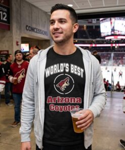 Amazing World’s Best Dad Arizona Coyotes Unisex Shirt