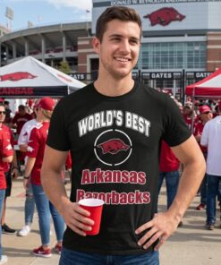 Amazing World’s Best Dad Arkansas Razorbacks Unisex Shirt