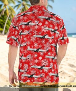 American Airlines Boeing 787 9 Dreamliner Holiday Aloha Hawaiian Shirt