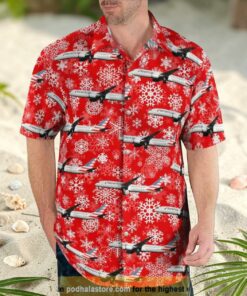 American Airlines Boeing 787 9 Dreamliner Holiday Aloha Hawaiian Shirt