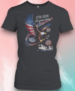 Americas 250th Anniversary Eagle Flight 1776 2026 Mount Rushmore Patriotic Celebration Shirt