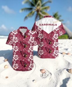 Arizona Cardinals Flowers Hot Trending Style Hawaii Shirt Summer Collection, Arizona Cardinals Fan Shirt for Sale