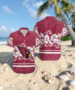 Arizona Cardinals Hibiscus Flowers Hawaii Shirt Summer Collections, Cardinals Team Gifts