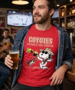 Arizona Coyotes Make Me Drinks Unisex Shirt
