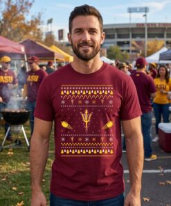 Arizona State Sun Devils Stitch Knitting Style Ugly Unisex Shirt