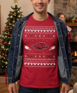 Arkansas Razorbacks Stitch Knitting Style Ugly Unisex Shirt