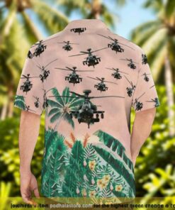 Army Boeing Ah 64 Apache Button Up Hawaiian Shirt Army Boeing Ah 64 Apache Button Up Hawaiian Shirt