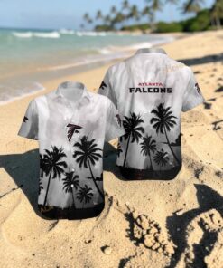 Atlanta Falcons Coconut Trees NFL Gift For Fan Hawaiian Graphic Print, Falcons Fan Shirt
