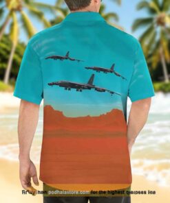Australia Darwin Aviation Museum Boeing B 52g Stratofortress Hawaiian Shirt Man