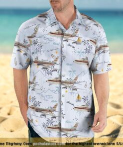 Australia Qantas Boeing 707 138 Vintage Hawaiian Shirt For Men And Women