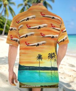 Australia Qantas Boeing 747 238b Hawaiian Shirt Man
