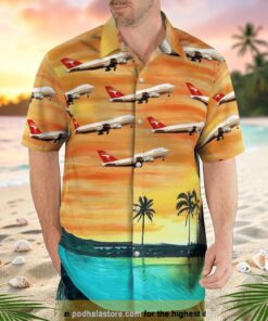 Australia Qantas Boeing 747 238b Hawaiian Shirt Man