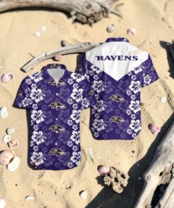 Baltimore Ravens Flowers Hawaii Shirt Summer Collection, Ravens Gear