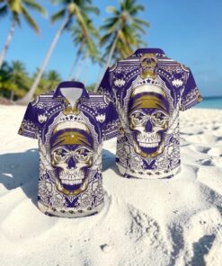 Baltimore Ravens Skull NFL Gift For Fan Hawaii Shirt Summer Collection, Baltimore Ravens Team Gifts