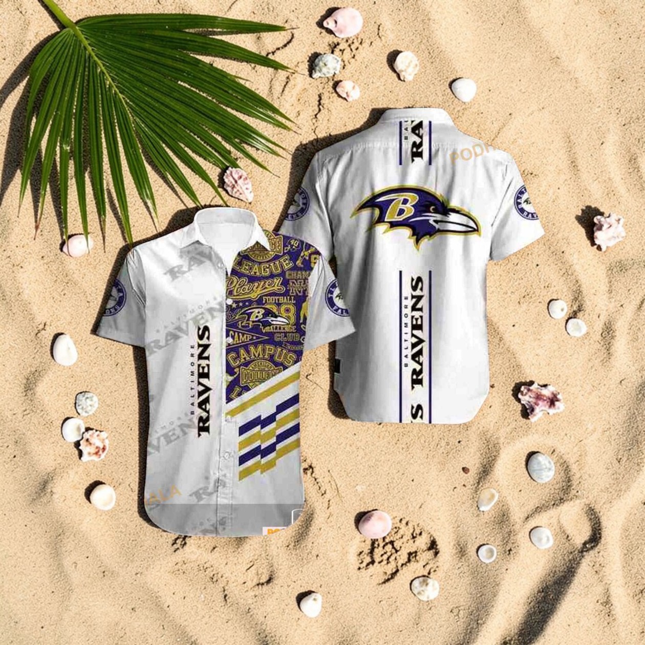 Baltimore Ravens Trending Hawaiian Shirt, Ravens Gear Baltimore Ravens Trending Hawaiian Shirt, Ravens Gear