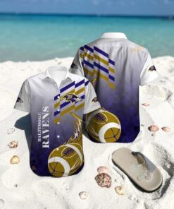 Baltimore Ravens Trending Model 7 Hawaiian Shirt, Ravens Gear