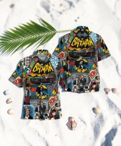 Batm Superheroes Characters Lovers Button Downs Vintage Summer Beach Hawaiian Shirt