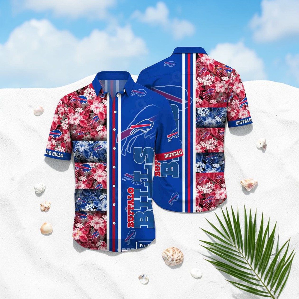 Beach Buffalo Bills Hawaiian Shirt Tropical Flower 2023, Bills Unique Gifts Beach Buffalo Bills Hawaiian Shirt Tropical Flower 2023, Bills Unique Gifts