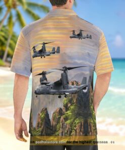 Bell Boeing V 22 Osprey Hawaiian Shirt Outfit