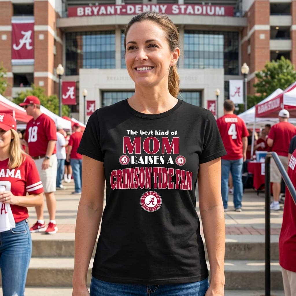 Best Kind Of Mom Raise A Fan Alabama Crimson Tide Unisex Shirt Best Kind Of Mom Raise A Fan Alabama Crimson Tide Unisex Shirt