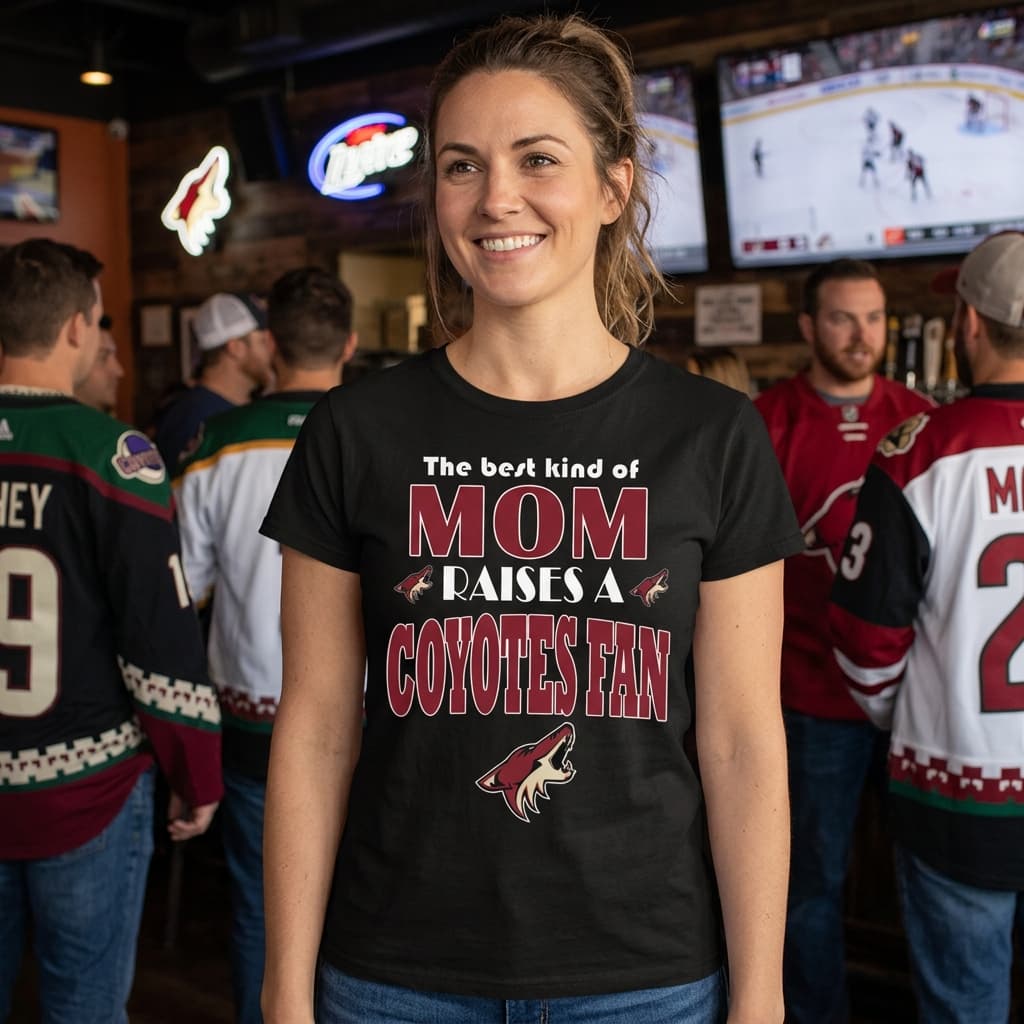 Best Kind Of Mom Raise A Fan Arizona Coyotes Unisex Shirt Best Kind Of Mom Raise A Fan Arizona Coyotes Unisex Shirt