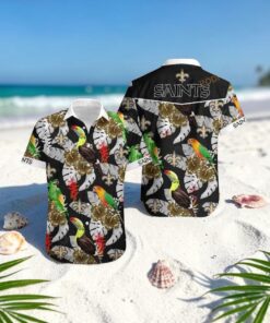 Best New Orleans Saints Hawaiian Shirt Gift, Tropical Shirt, Saints Merchandise