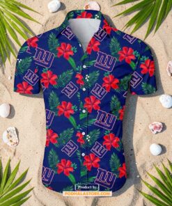 Best New York Giants Hawaiian Aloha Shirt For Sale, Tropical Shirt, New York Giants Fan Shirt
