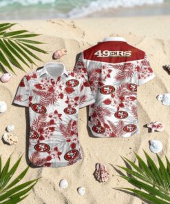 Best San Francisco 49ers Hawaiian Shirt Gift For Fans, Tropical Shirt, San Francisco 49ers Merchandise