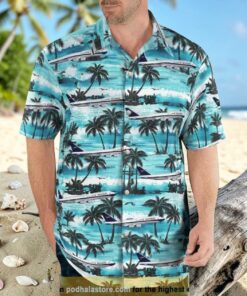 Boac Airline Boeing 747 8btd Hawaiian Shirt For Men And Women