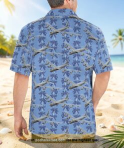 Boeing B 52 Stratofortress Christmas Seamless Hawaiian Shirt Man