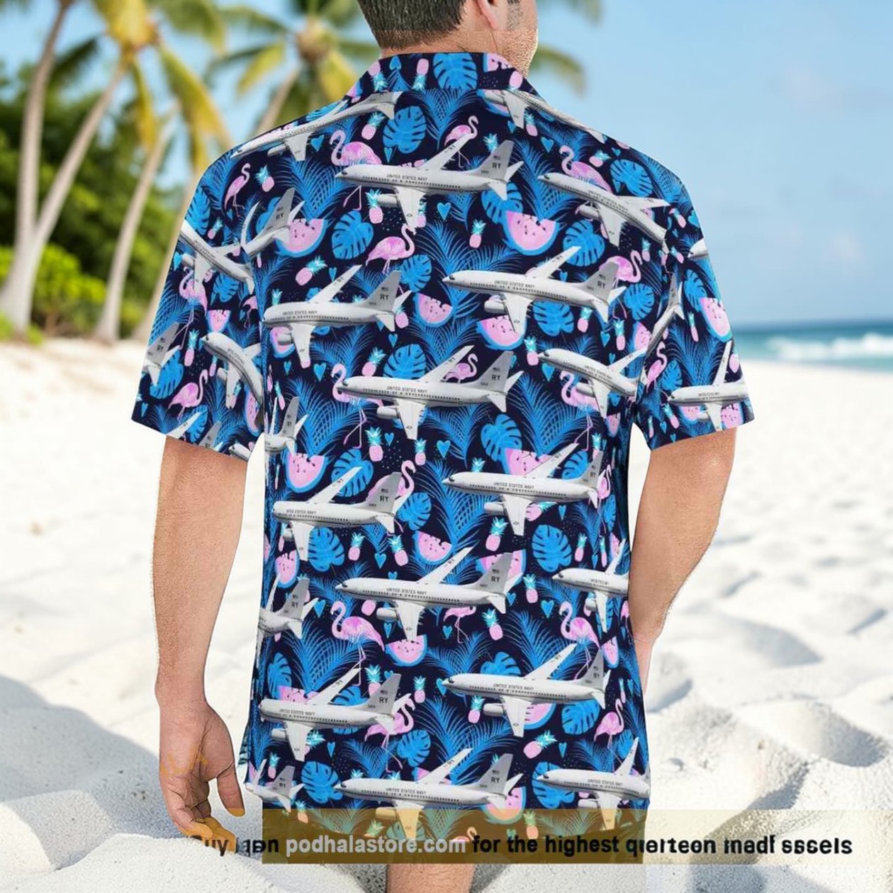 Boeing C 40 Clipper Hawaiian Shirt Boeing C 40 Clipper Hawaiian Shirt