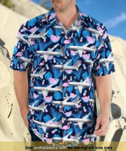 Boeing C 40 Clipper Hawaiian Shirt