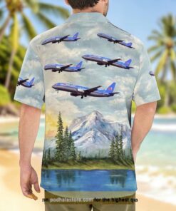 British Midland International Boeing 737 400 Hawaiian Shirt Outfit