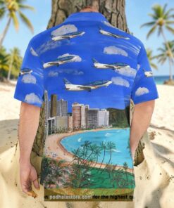 British Midland International Boeing 737 5q8 Hawaiian Shirt