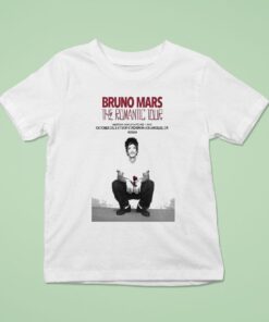 Bruno Mars Sofi Stadium Los Angeles Ca The Romantic Tour 2026 Shirt