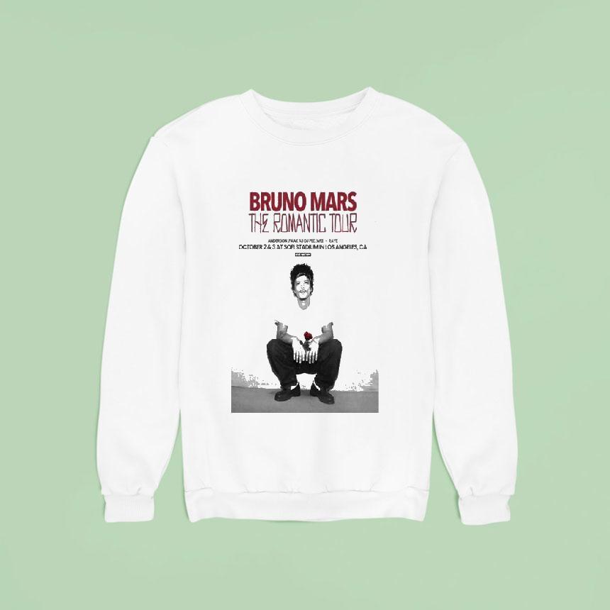 Bruno Mars Sofi Stadium Los Angeles Ca The Romantic Tour 2026 Shirt Bruno Mars Sofi Stadium Los Angeles Ca The Romantic Tour 2026 Shirt