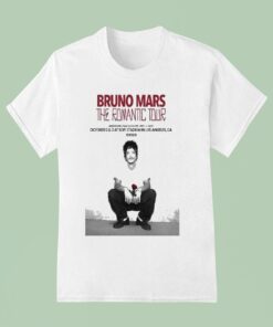 Bruno Mars Sofi Stadium Los Angeles Ca The Romantic Tour 2026 Shirt