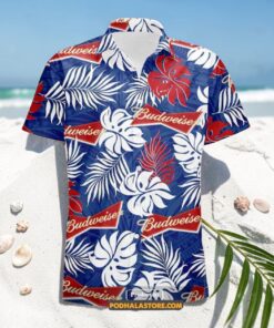 Budweiser Tattoo Hot Summer Collection Funny Hawaiian Shirt, Budweiser Gear