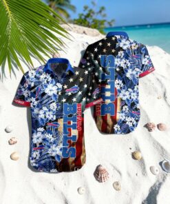 Buffalo Bills Trending Tropical Flower Hawaiian Shirt, Bills Shirt