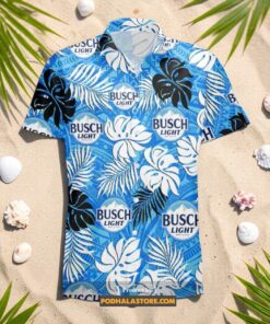 Busch Light Tattoo Hot Summer Collection Funny Hawaiian Shirt, Busch Light Merchandise