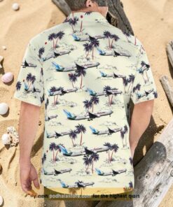 Caribbean Airlines Boeing 767 300er Button Up Hawaiian Shirt
