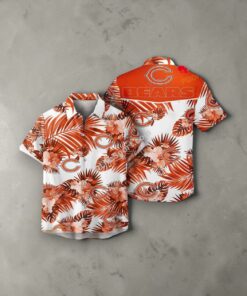 Chicago Bears NFL Palm Leaves Hot Summer Collection Funny 3D NFL Hawaiian Shirt, Chicago Bears Gear