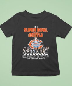 Chicago Bears The Super Bowl Shuffle Thank You For The Memories Road Abbey Signatures Shirt